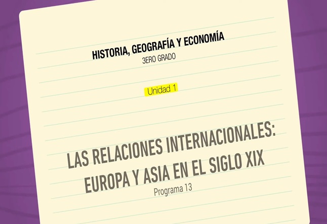Capítulo N° 13 - Relaciones entre Europa y Asia en el siglo XIX